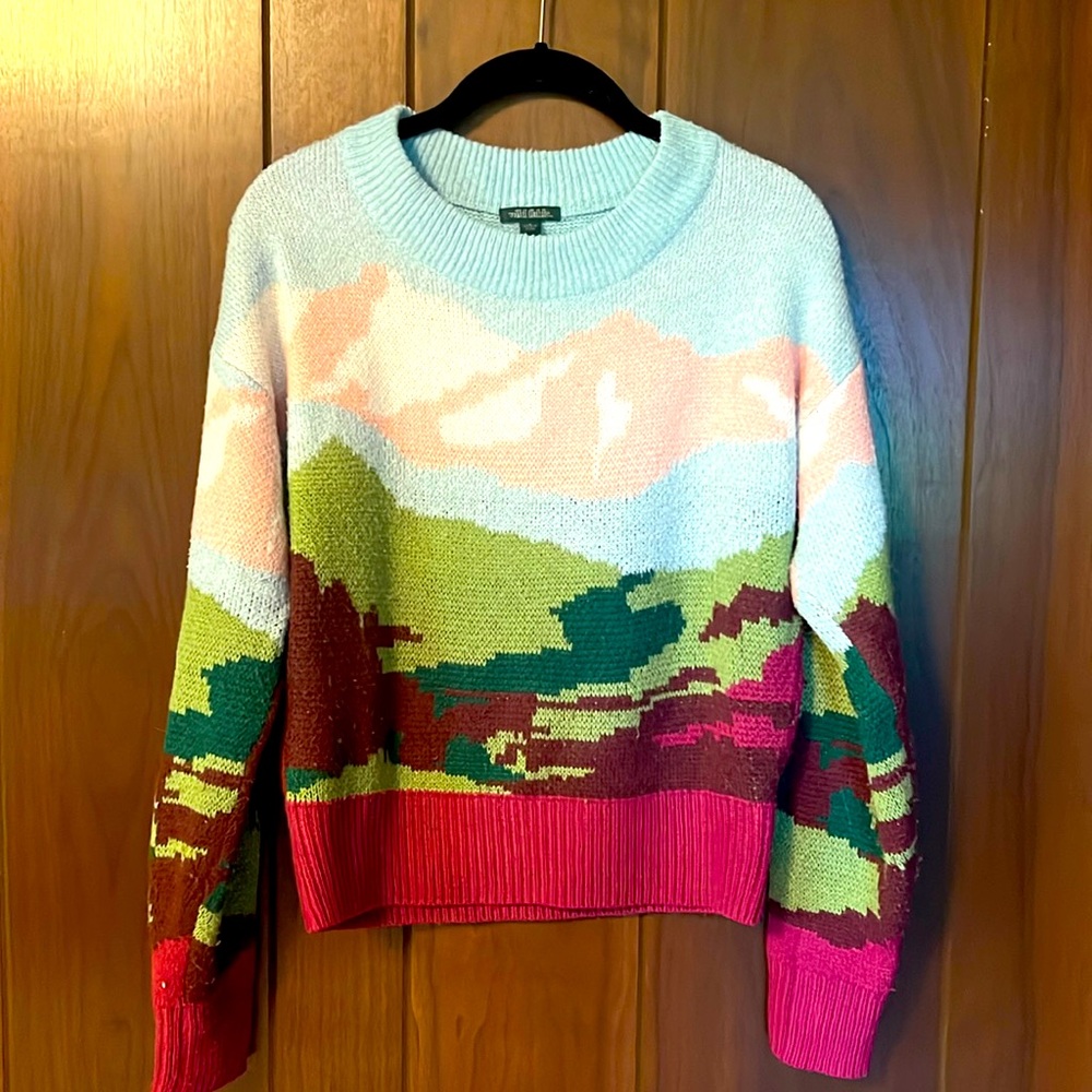 Funky patterned sweater